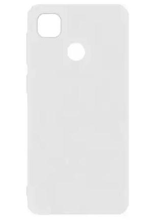 Чехол силиконовый для xiaomi redmi 9c белый защита от ударов и царапин легкий и тонкий