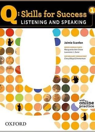 Учебник q: skills for success. listening and speaking 1 student's book