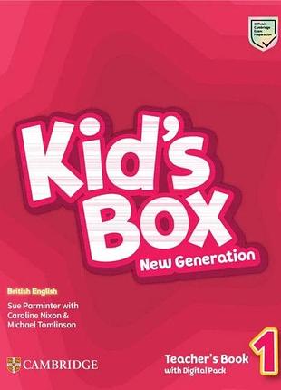 Книга для учителя kid's box new generation 1 teacher's book with digital pack