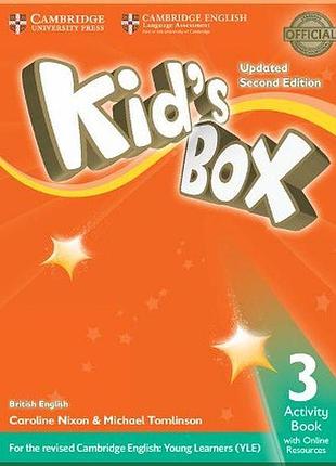 Рабочая тетрадь kid's box updated second edition 3 activity book with online resources