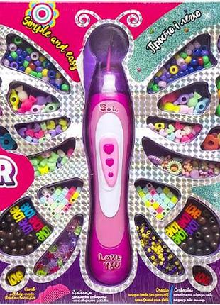Набір креативної творчості "danko toys""hair styler. fashion" середній набір (10) hs-01-04, шт
