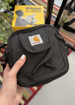 Carhartt сумка через плече / сумка на плече / кархартт / кархарт / сумки / чоловічі сумки через плече / сумка жіноча чорний