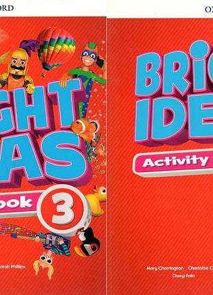 Учебник и тетрадь bright ideas 3 class book with app + activity book
