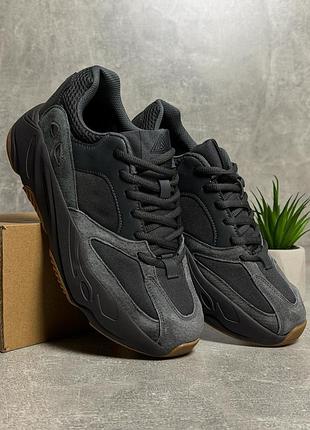 Мужские стильные кроссовки в стиле yeezy boost 700, мужские молодежные модные кроссовки весна лето осень 44