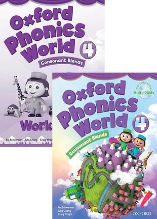 Oxford phonics world 4 комплект з двох примірників