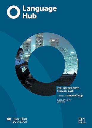 Учебник language hub pre-intermediate student's book with student's app