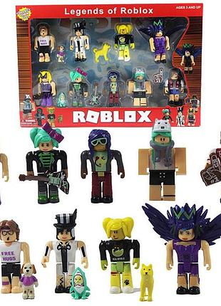 Набір фігурок roblox роблокс 9 героїв з аксесуарами rl6