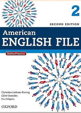 Підручник american english file second edition 2 student's book with online practice