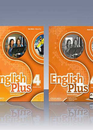 English plus 4 second edition комплект student's book + workbook