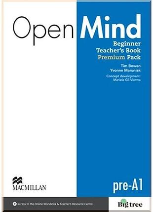 Книга для вчителя open mind british english beginner teacher's book premium pack