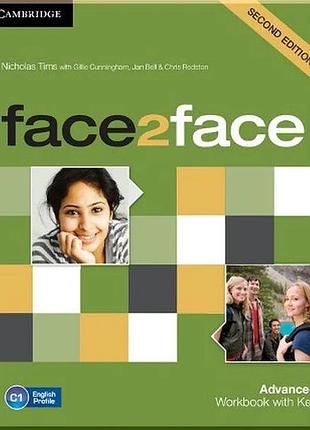Робочий зошит face2face second edition advanced workbook with key