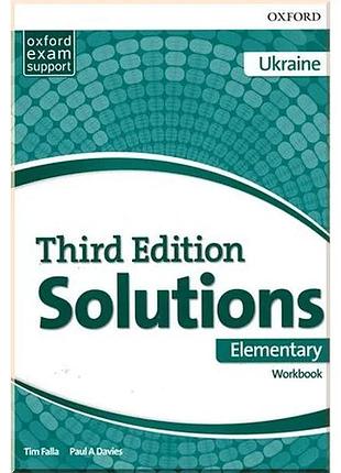 Робочий зошит solutions third edition elementary workbook edition for ukraine