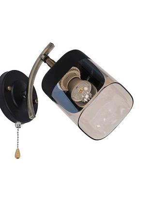 Бра настенное sirius b n3878/1w ab+bk