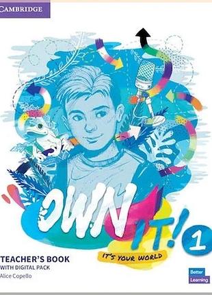 Книга для учителя own it! 1 teacher's book with digital pack