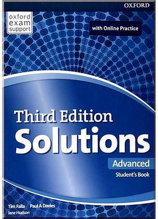 Учебник solutions third edition advanced student's book