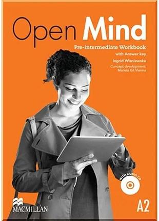 Робочий зошит open mind british english pre-intermediate workbook with key and audio-cd