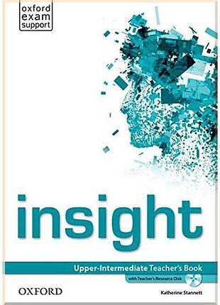 Книга для учителя insight upper-intermediate teacher's book with teacher's resource disk