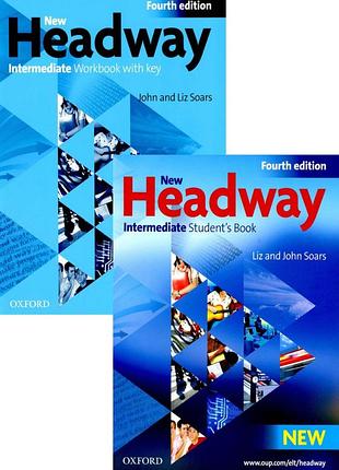 Headway intermediate (4th edition) комплект sb+wb