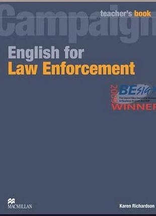 Книга для учителя english for law enforcement teacher's book