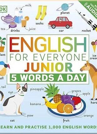 Підручник english for everyone junior: 5 words a day