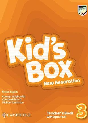 Книга для учителя kid's box new generation 3 teacher's book with digital pack