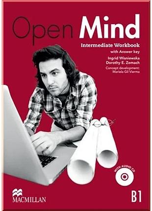 Робочий зошит open mind british english intermediate workbook with key and audio-cd