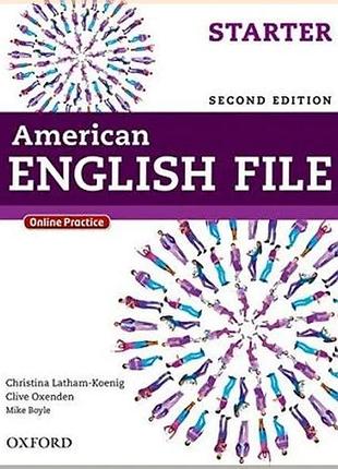 Учебник american english file second edition starter student's book