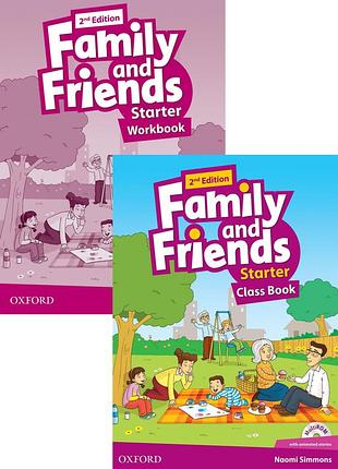Family and friends 2 комплект class book + workbook 2nd edition
