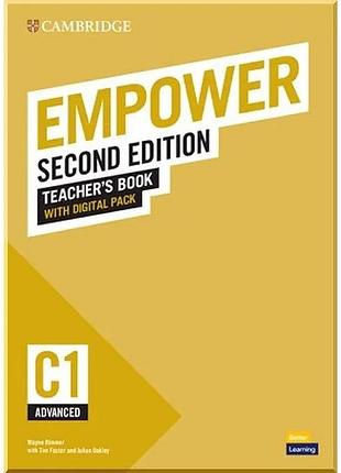 Книга для учителя cambridge empower second edition c1 advanced teacher's book with digital pack