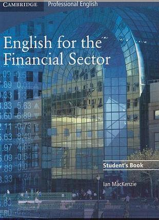 Учебник english for the financial sector student's book