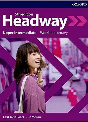 Рабочая тетрадь new headway 5th edition upper-intermediate workbook with key