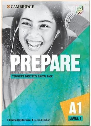 Книга для учителя cambridge english prepare! second edition 1 teacher's book with digital pack