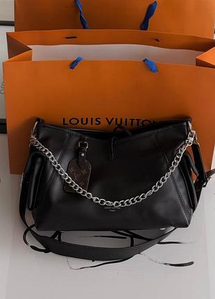 Сумка женская louis vuitton carryall cargo через плечо из эко-кожи, сумка lv черного цвета