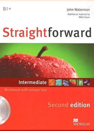 Робочий зошит straightforward second edition intermediate workbook with key and audio-cd