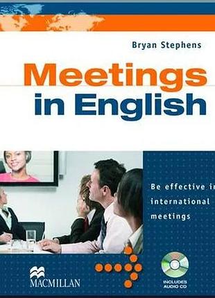 Книга meetings in english with audio cd