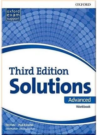 Рабочая тетрадь solutions third edition advanced workbook