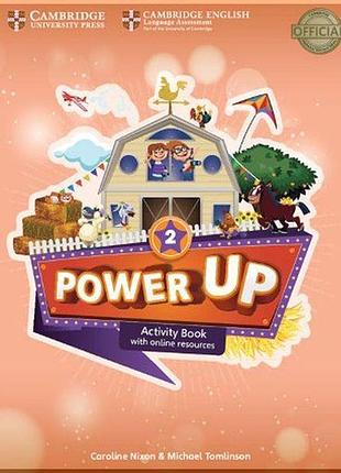 Рабочая тетрадь power up 2 activity book with online resources and home booklet