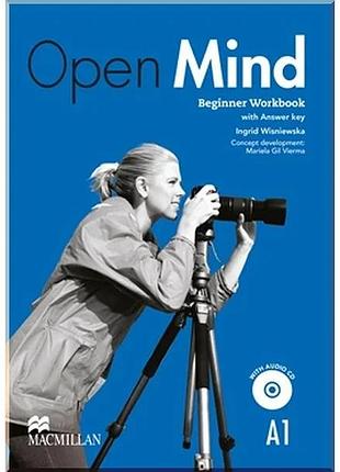 Робочий зошит open mind british english beginner workbook with key and audio-cd