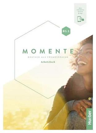 Робочий зошит momente b1.1 arbeitsbuch mit interaktive version
