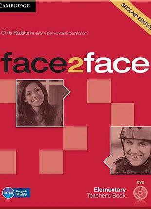 Книга для учителя face2face second edition elementary teacher's book with dvd