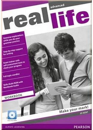 Рабочая тетрадь real life advanced workbook with multi-rom