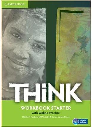 Робочий зошит think starter workbook and online practice
