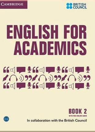 Книга english for academics 2 with free online audio