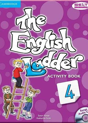 Рабочая тетрадь the english ladder 4 activity book with songs audio cd