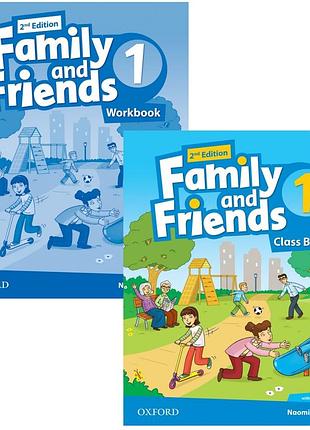 Family and friends 1 (2nd edition) комплект з двох примірників wb+cb