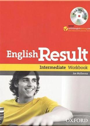 Рабочая тетрадь english result intermediate workbook with answer key booklet and multirom