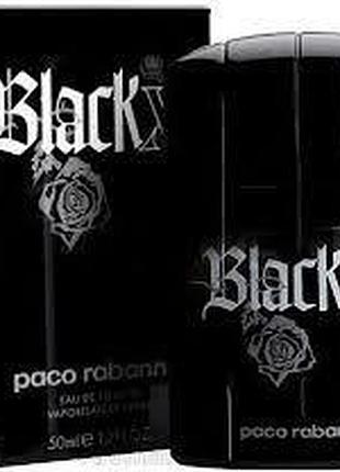 Paco rabanne black xs for him для чоловіків (оригінал) блек ексес пакаробан