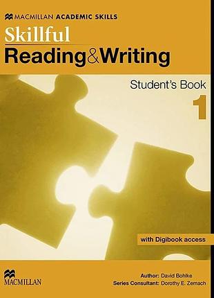 Підручник skillful: reading and writing 1 student's book with digibook access