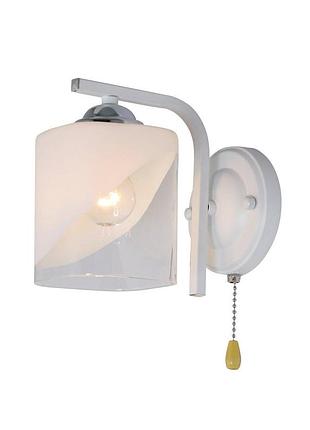 Люстра стельова sirius 07245/1 matte white+cr на 1 плафон