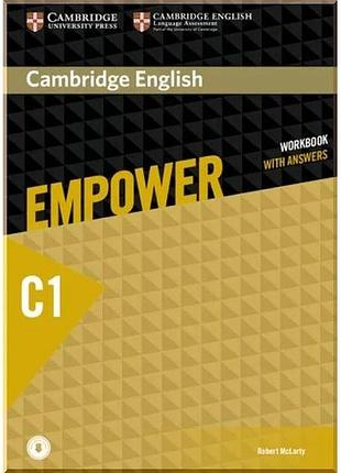 Рабочая тетрадь cambridge english empower c1 advanced workbook with answers and downloadable audio